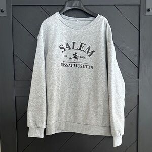 Gray Salem Massachusetts Sweatshirt